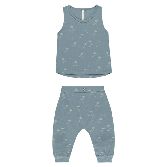Rylee and Cru Tank + Slouch Pant Set - Beach