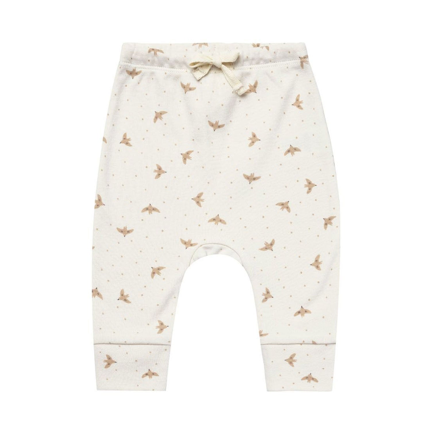 Quincy Mae Drawstring Pant - Doves - Ivory