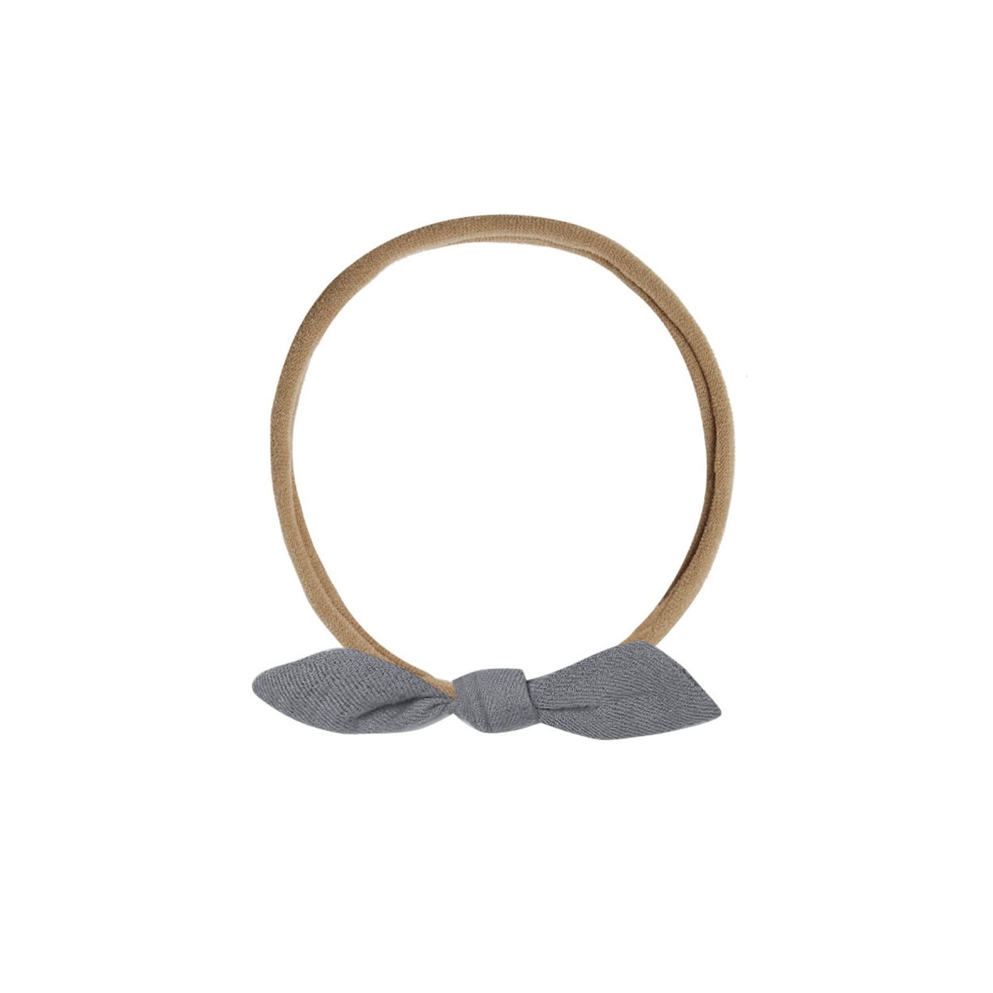 Quincy Mae Little Knot Headband - Navy - Beige