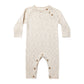 Quincy Mae Speckled Knit Jumpsuit - Natural Speckled