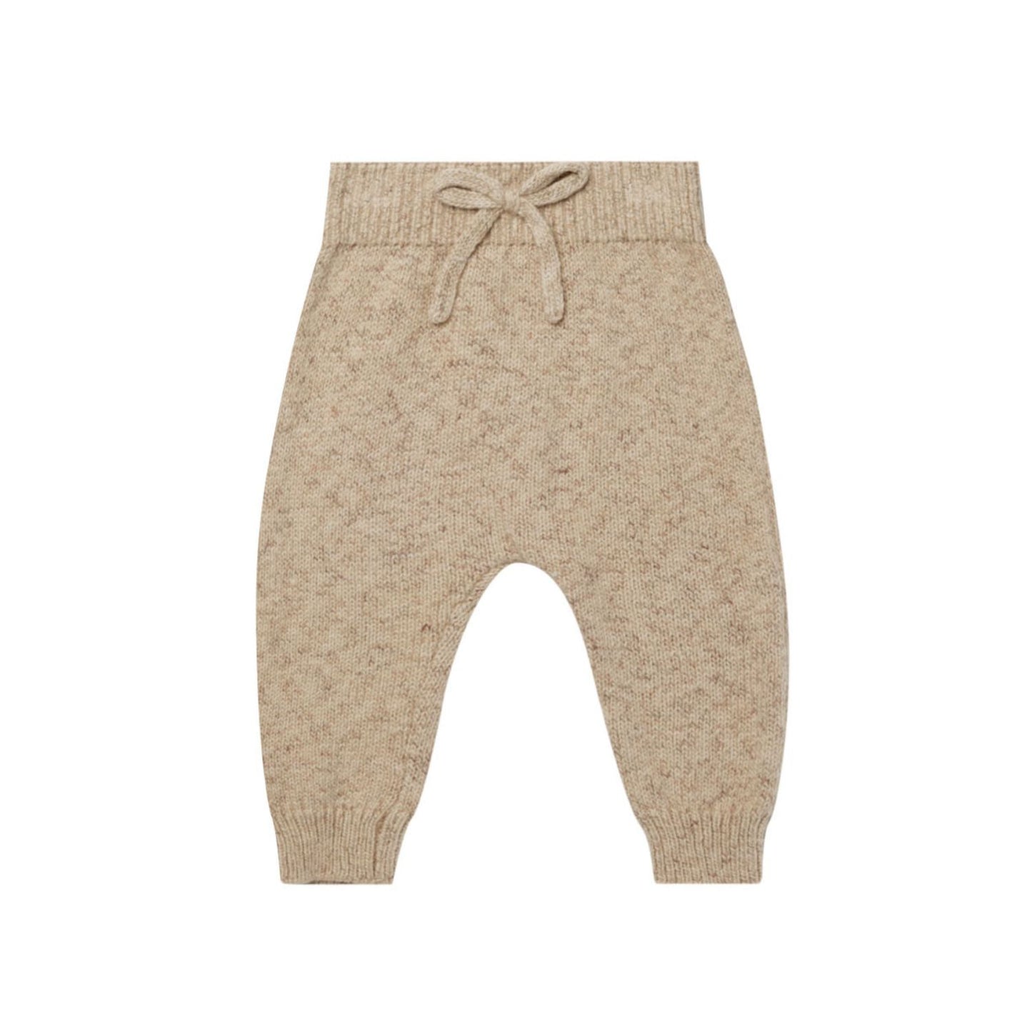 Quincy Mae Speckled Knit Pant - Latte Speckled