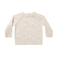 Quincy Mae Speckled Knit Sweater - Natural Speckled