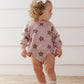 Rylee and Cru Crew Neck Romper - Daisy