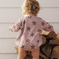 Rylee and Cru Crew Neck Romper - Daisy
