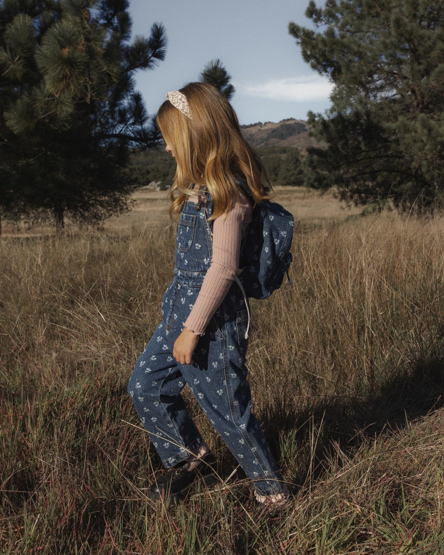 Rylee and Cru Vintage Overall - Heart Ditsy