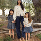 Rylee and Cru Tiered Mini Skirt - Heart Ditsy