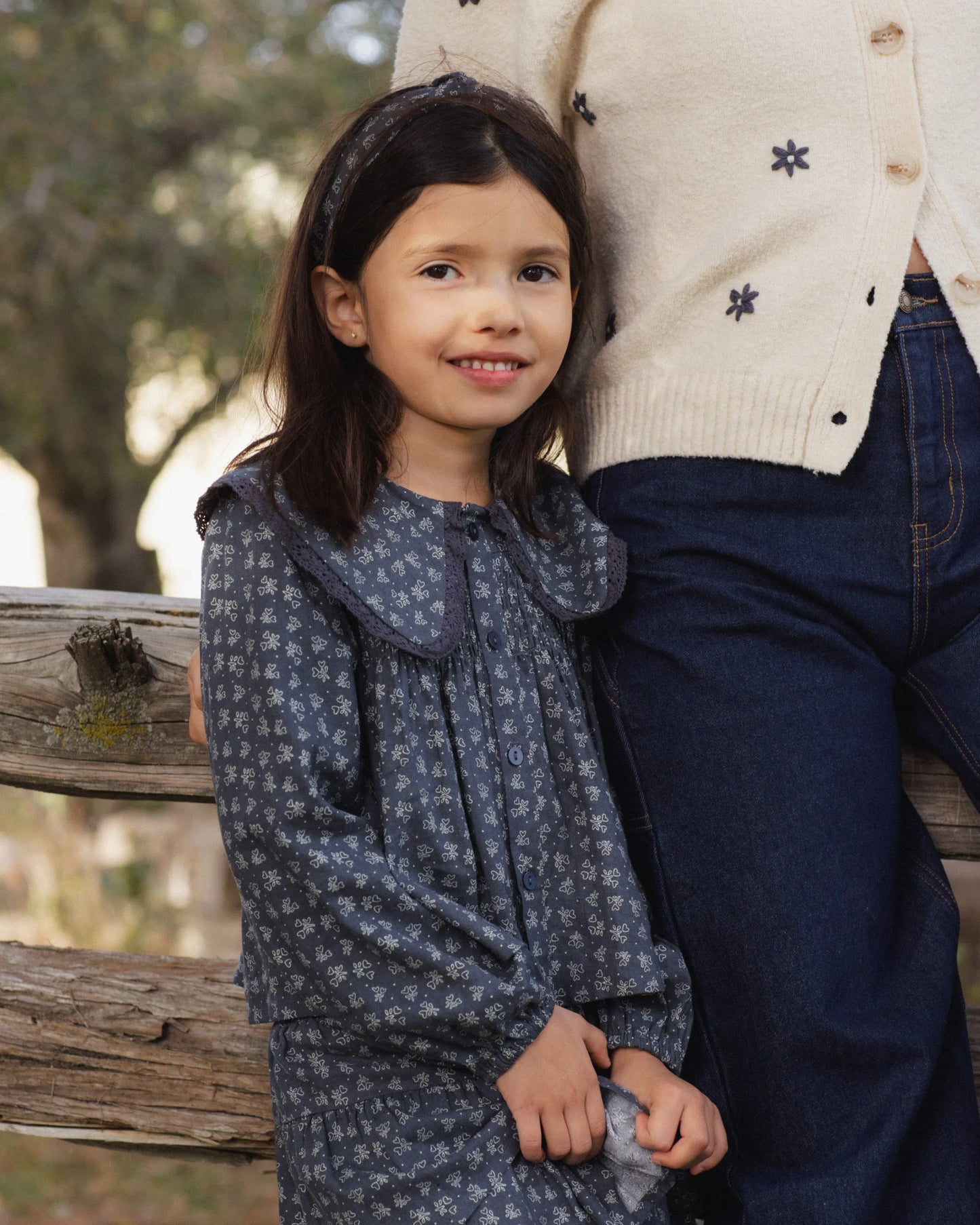 Rylee and Cru Fern Blouse - Heart Ditsy