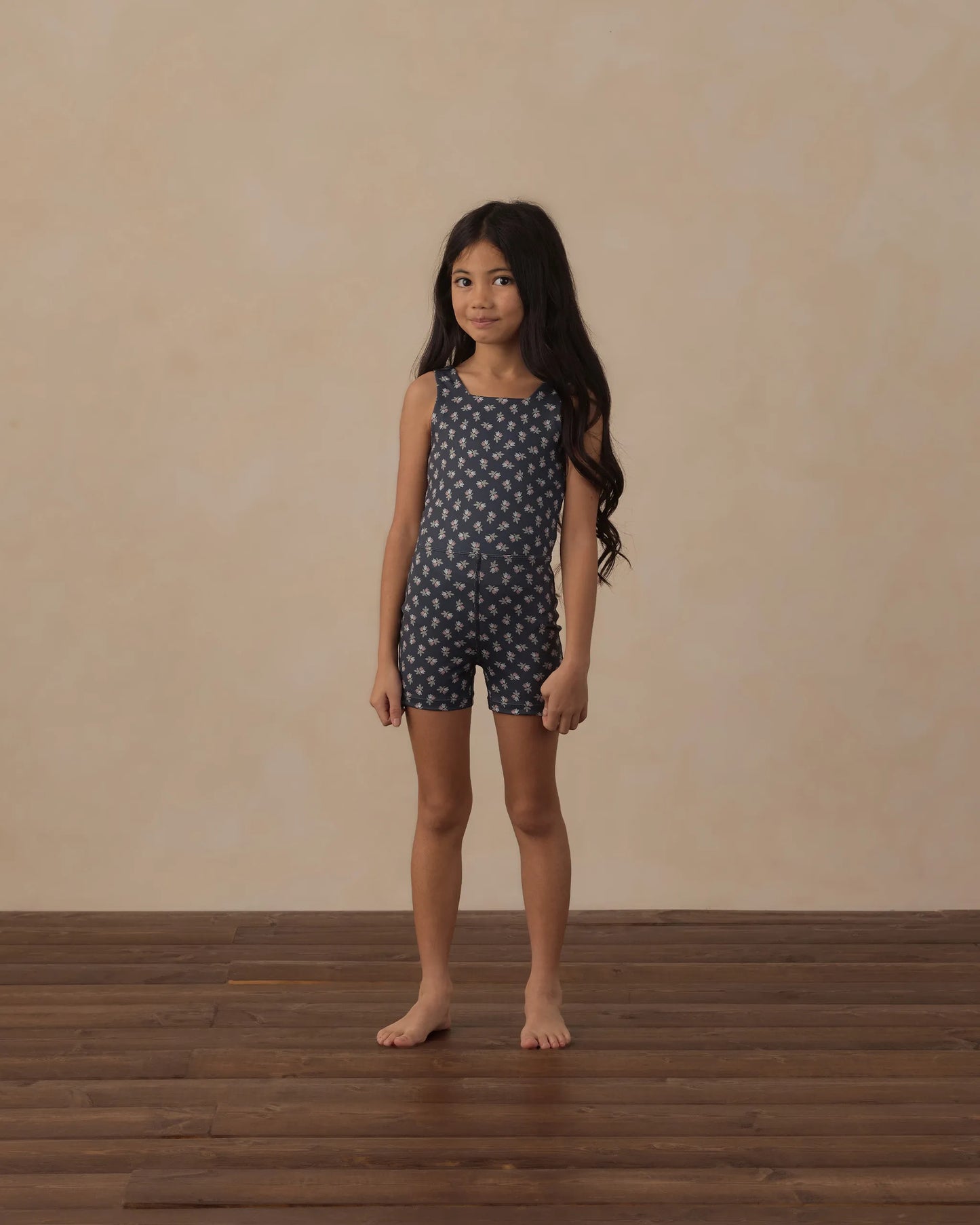 Rylee and Cru Malibu Bodysuit - Blue Blooms