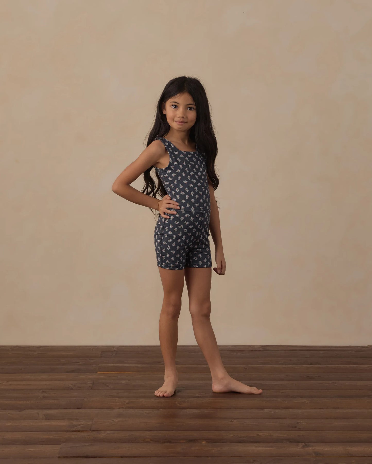 Rylee and Cru Malibu Bodysuit - Blue Blooms