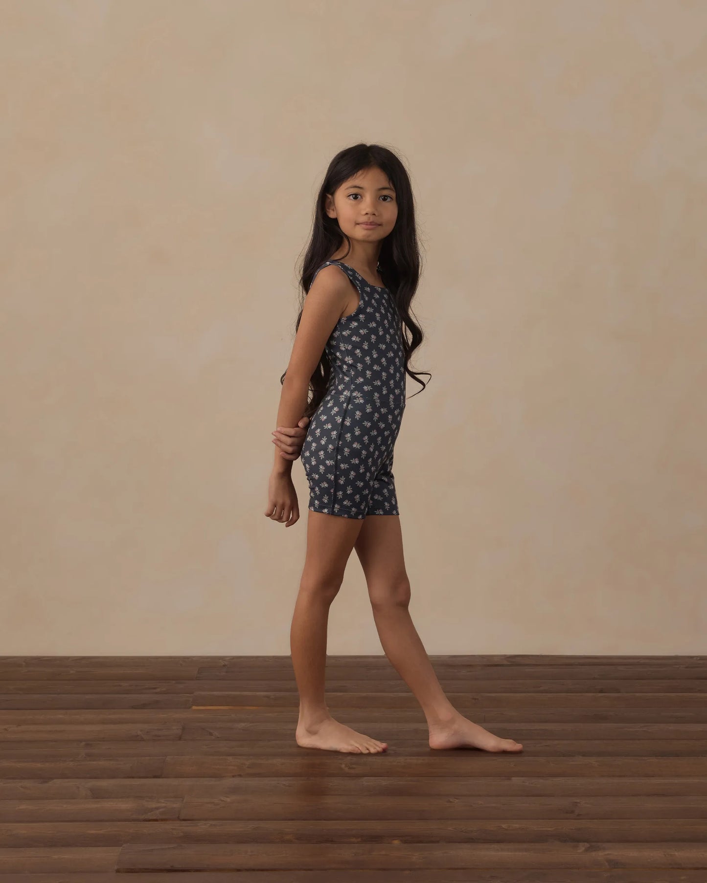 Rylee and Cru Malibu Bodysuit - Blue Blooms