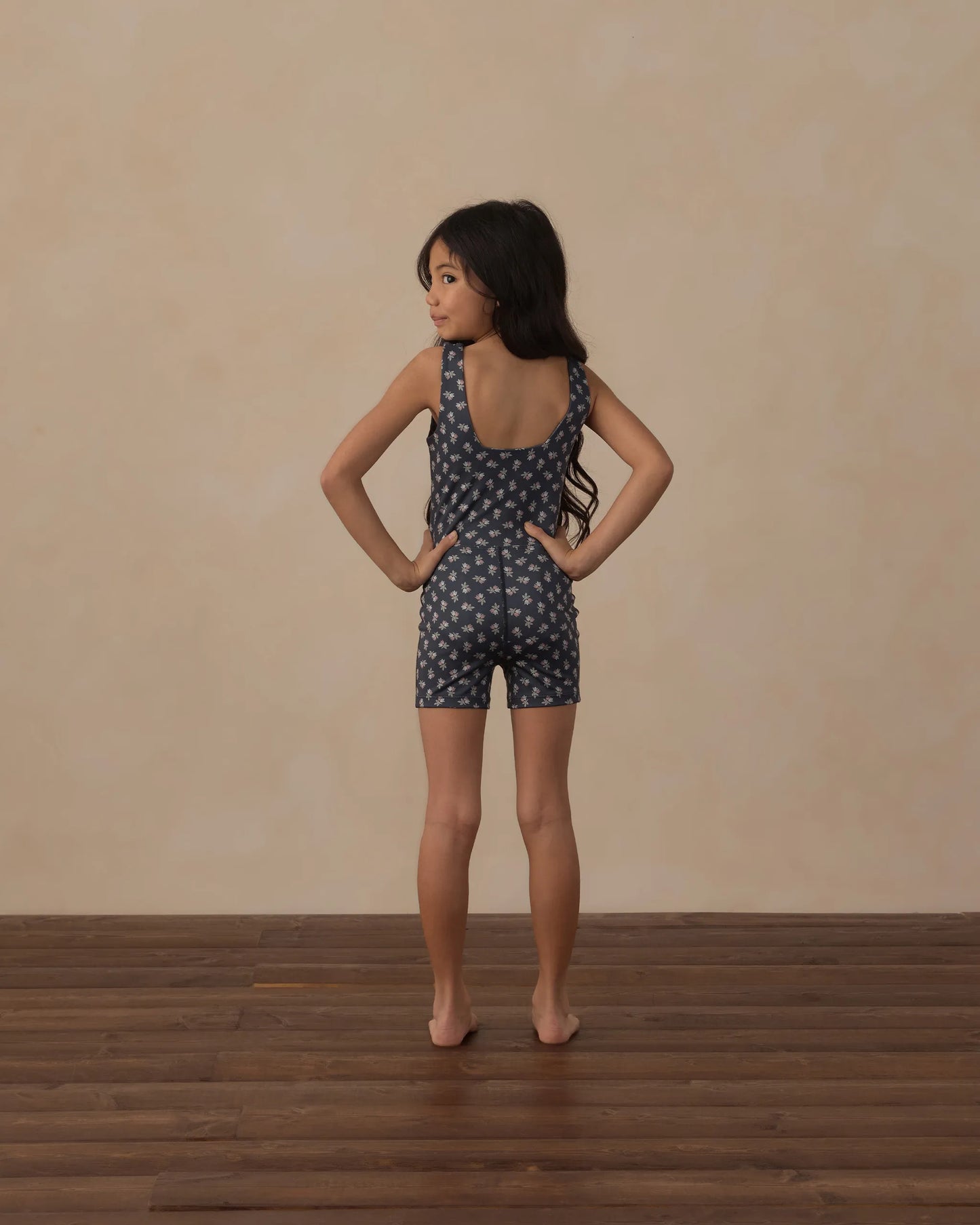 Rylee and Cru Malibu Bodysuit - Blue Blooms