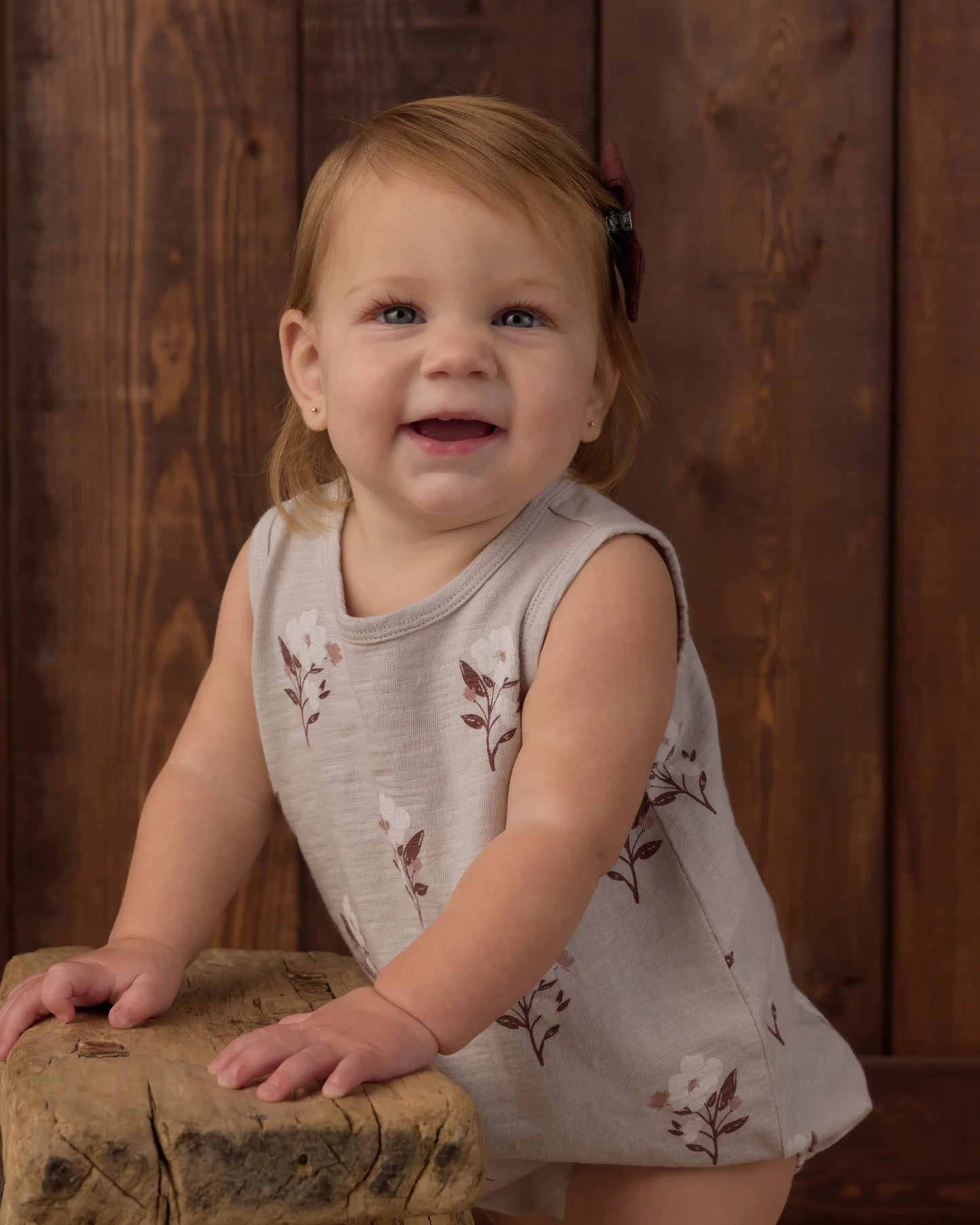 Rylee and Cru Bubble Onesie - Wildflower