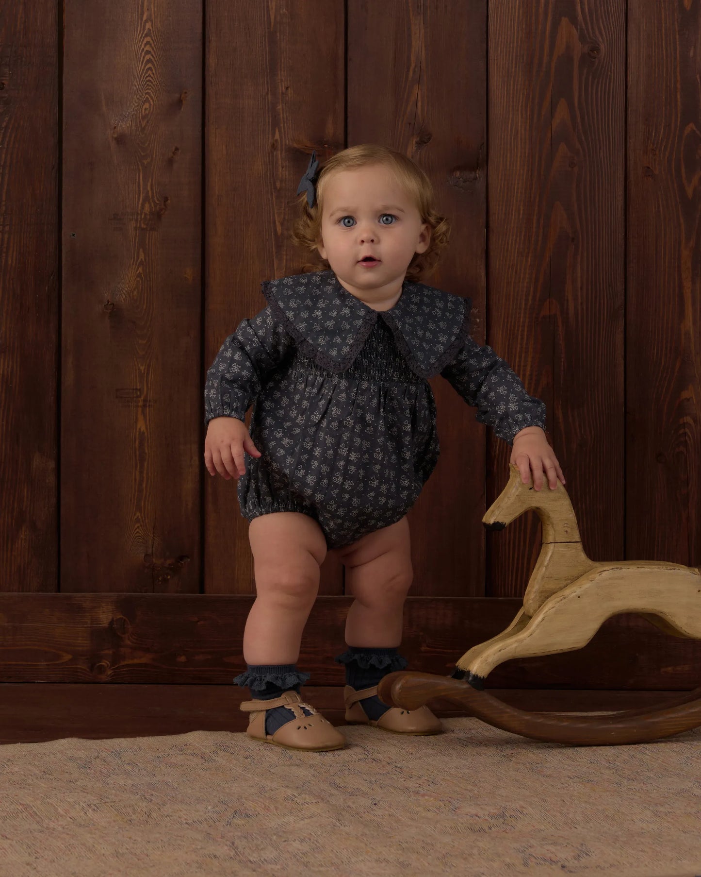 Rylee and Cru Fern Romper - Heart Ditsy