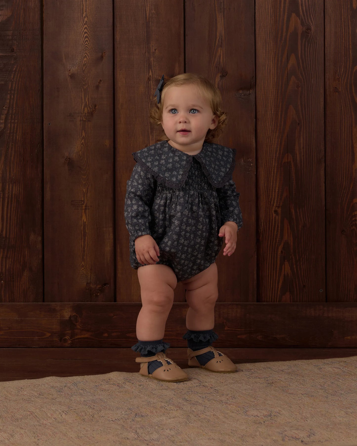 Rylee and Cru Fern Romper - Heart Ditsy