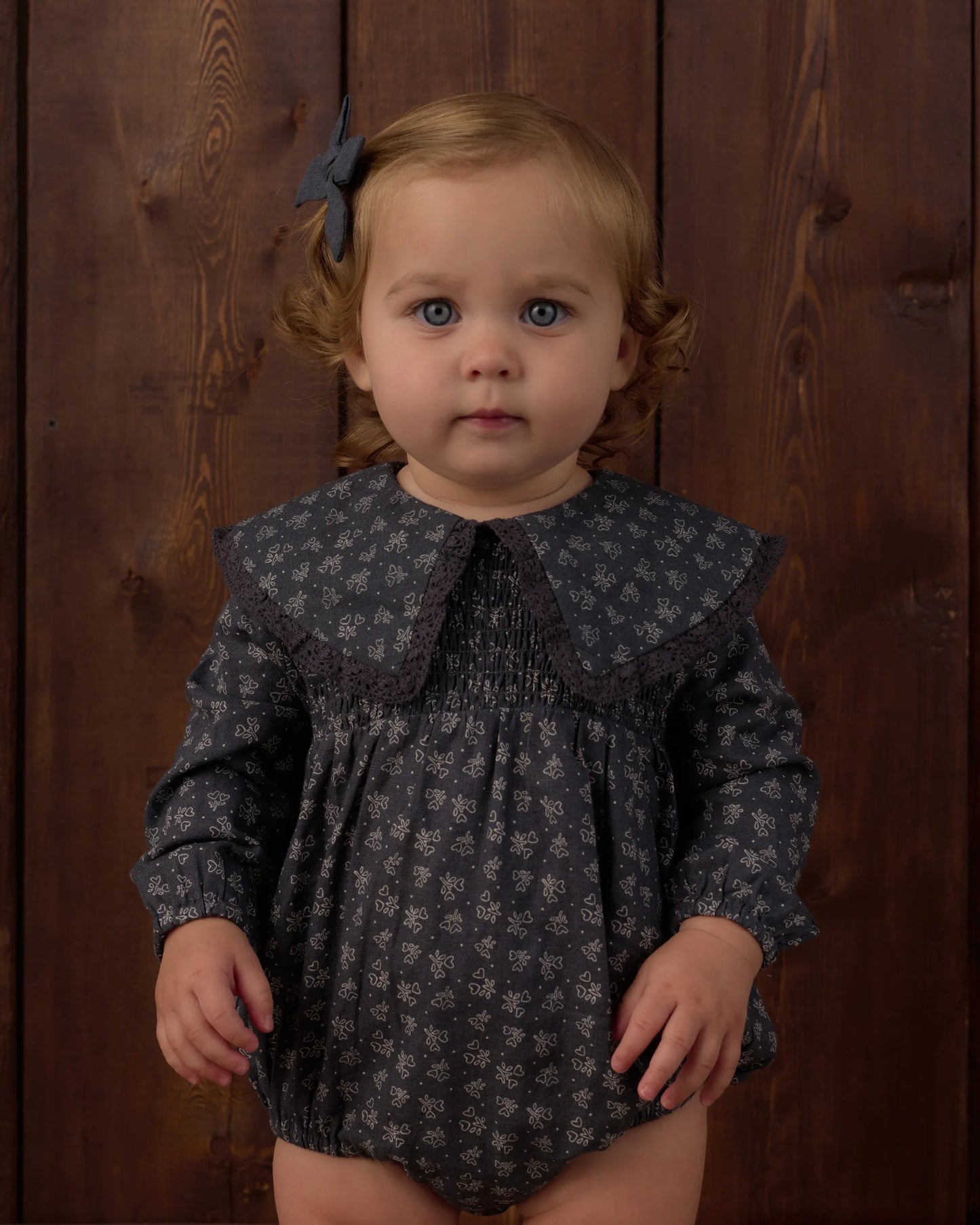 Rylee and Cru Fern Romper - Heart Ditsy