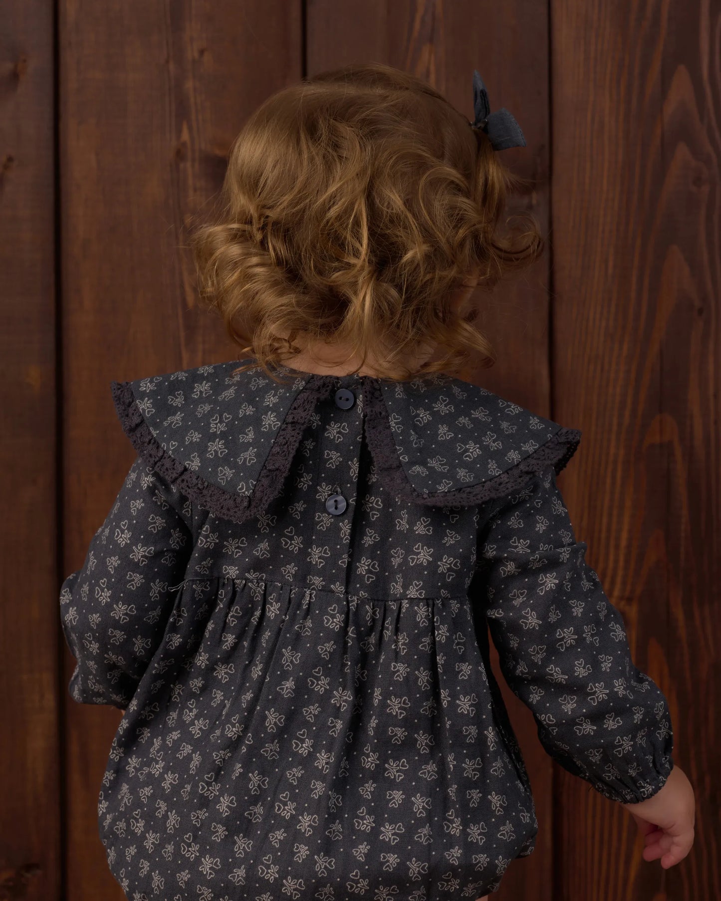 Rylee and Cru Fern Romper - Heart Ditsy