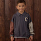 Rylee and Cru Collared Sweatshirt - Color Block