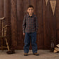 Rylee and Cru Collared Long Sleeve Shirt - Midnight Plaid