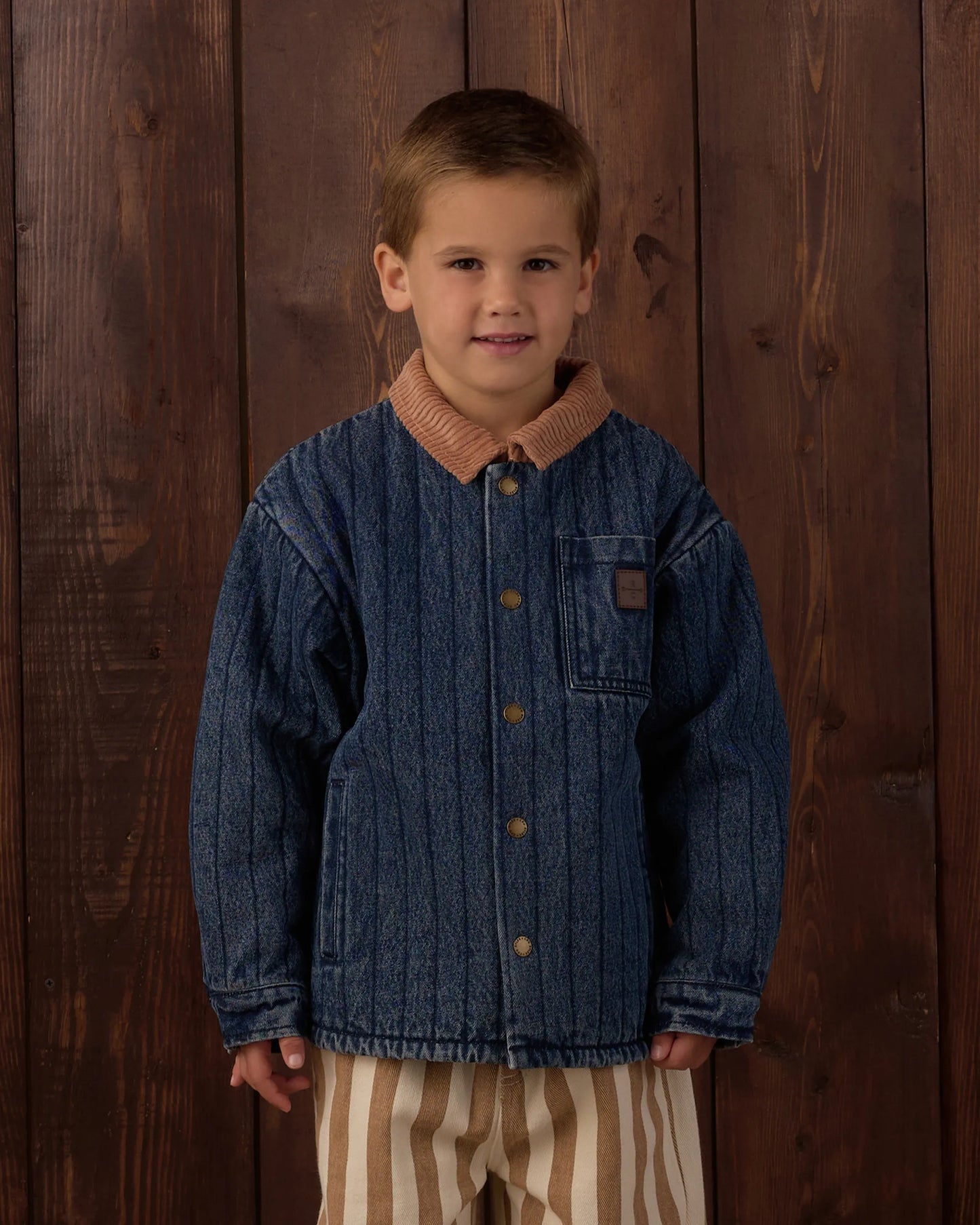 Rylee and Cru Nashville Quilted Jacket - Indigo