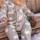 Rylee and Cru Fleece Jumpsuit Swans