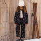 Rylee and Cru Alix Quilted - Jacket Black Daisy