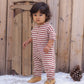 Rylee and Cru Hayes Jumpsuit - Brick Stripe