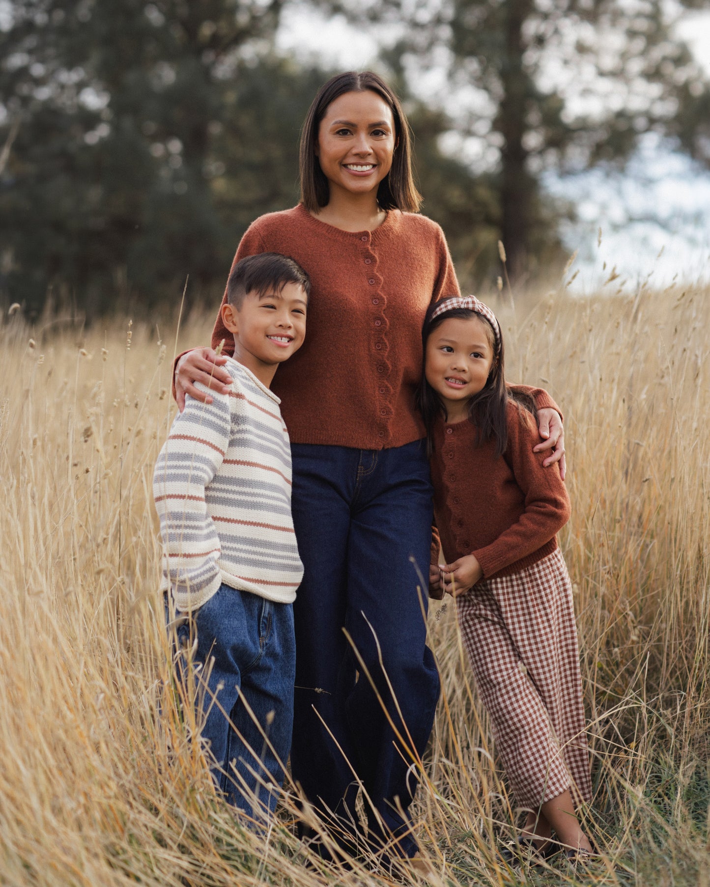 Rylee and Cru Jacques Sweater - Dusty Blue Stripe