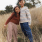 Rylee and Cru Jacques Sweater - Dusty Blue Stripe