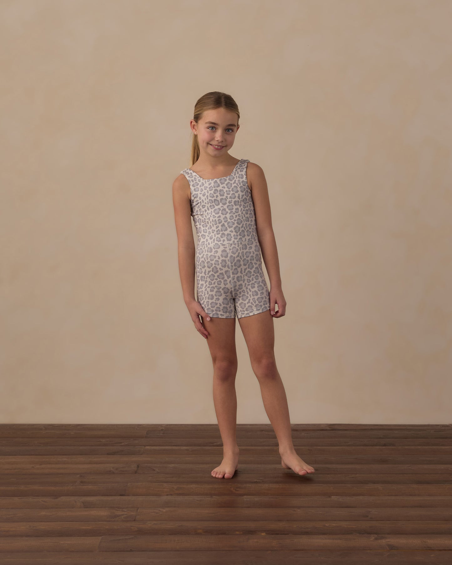 Rylee and Cru Malibu Bodysuit - Blue Leopard
