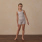 Rylee and Cru Malibu Bodysuit - Blue Leopard