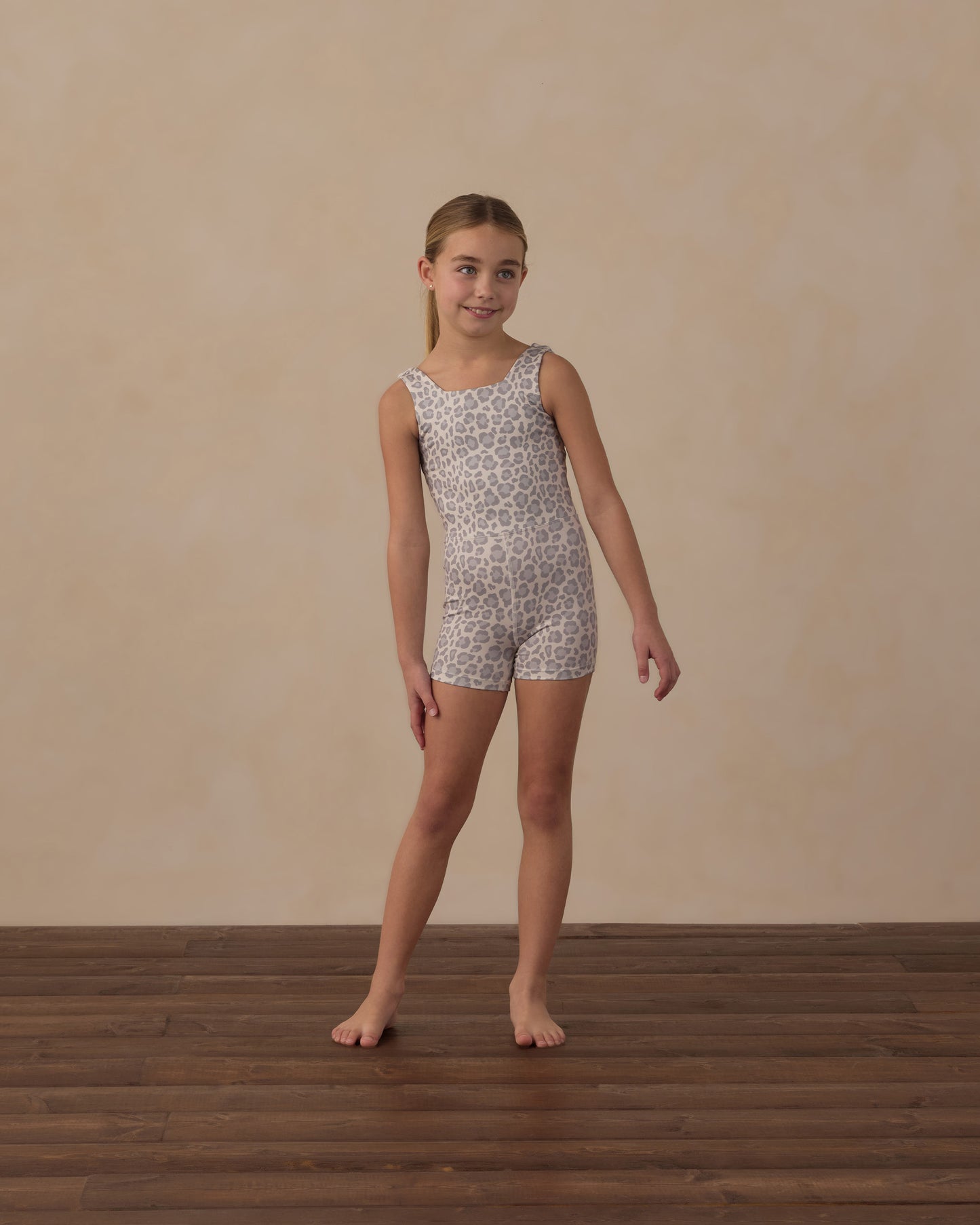 Rylee and Cru Malibu Bodysuit - Blue Leopard