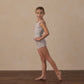 Rylee and Cru Malibu Bodysuit - Blue Leopard
