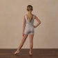 Rylee and Cru Malibu Bodysuit - Blue Leopard