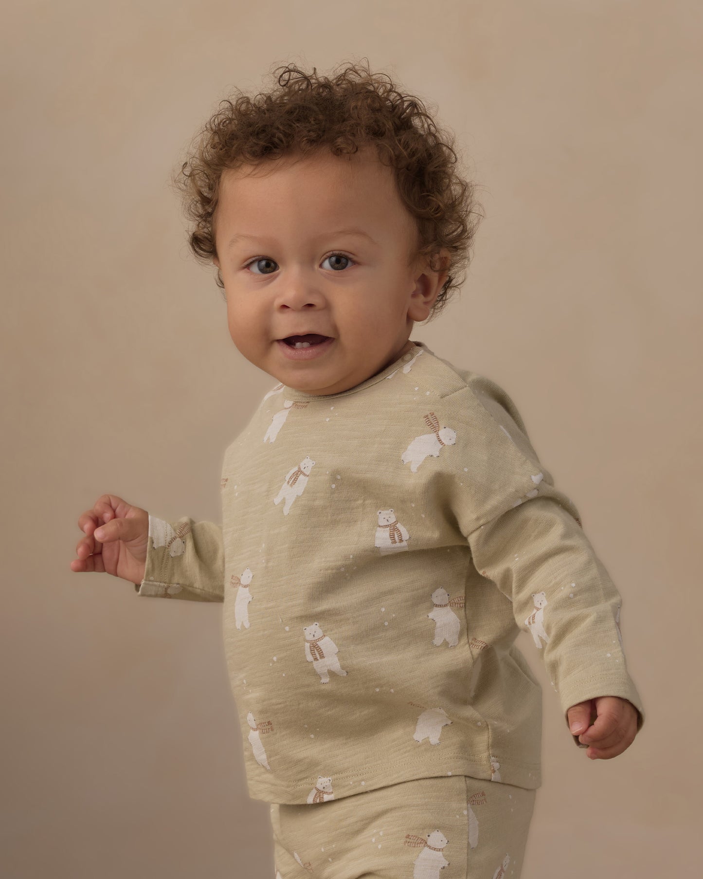 Rylee and Cru Long Sleeve Tee + Pant Set - Polar Bears