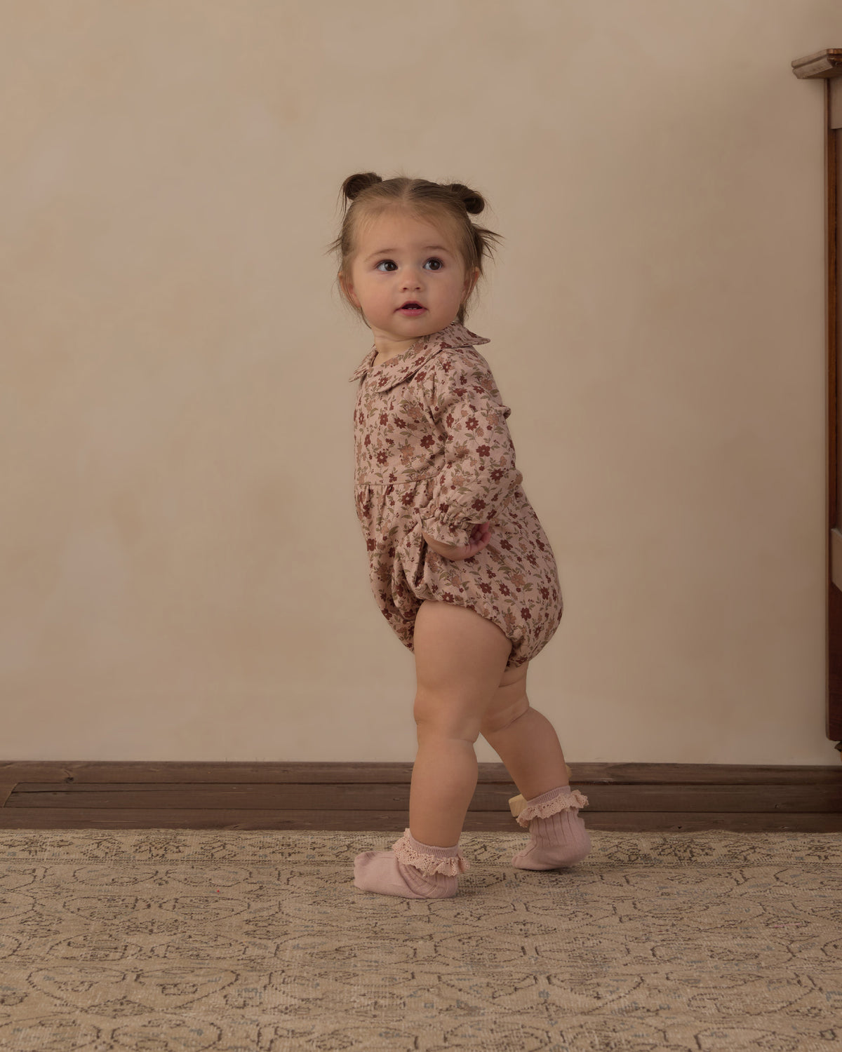 Rylee and Cru Cora Romper - Pink Floral