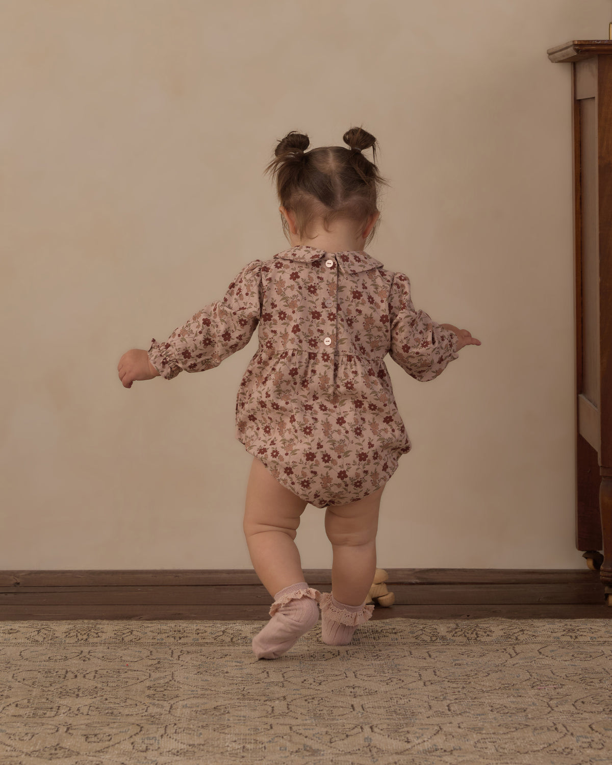 Rylee and Cru Cora Romper - Pink Floral