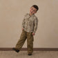 Rylee and Cru Pocketed Corduroy Shirt - Olive Dobby Plaid