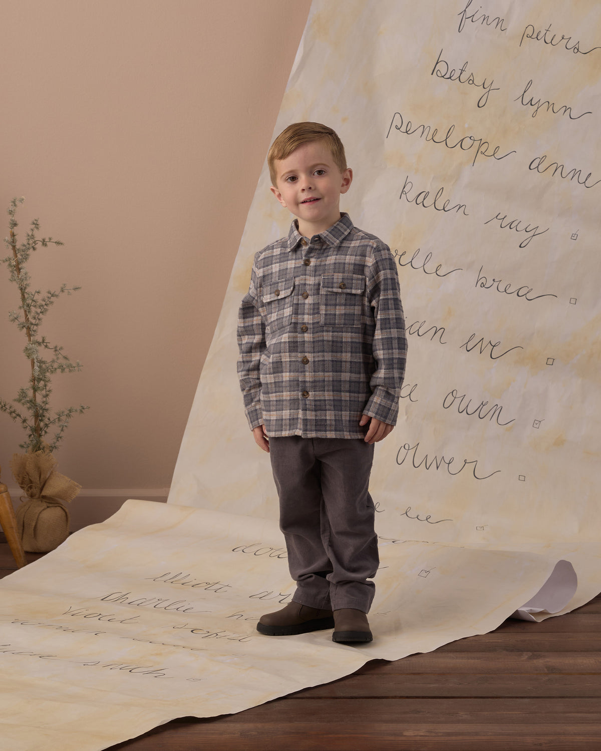 Rylee and Cru Pocketed Flannel Shirt - Winter Plaid