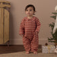Rylee and Cru Baby Pajama Romper - Ruby Plaid