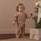 Rylee and Cru Jacquard Knit Set - Poinsettia