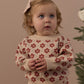 Rylee and Cru Jacquard Knit Set - Poinsettia