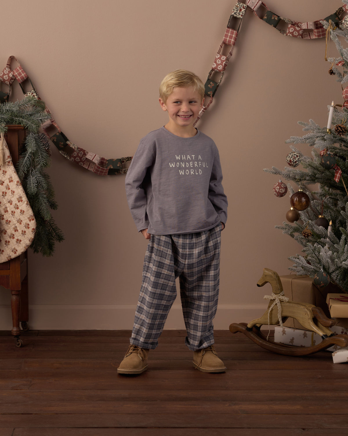 Rylee and Cru Palmer Pant - Winter Plaid