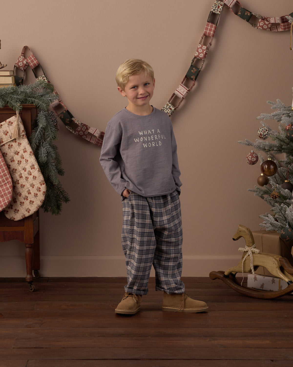 Rylee and Cru Palmer Pant - Winter Plaid