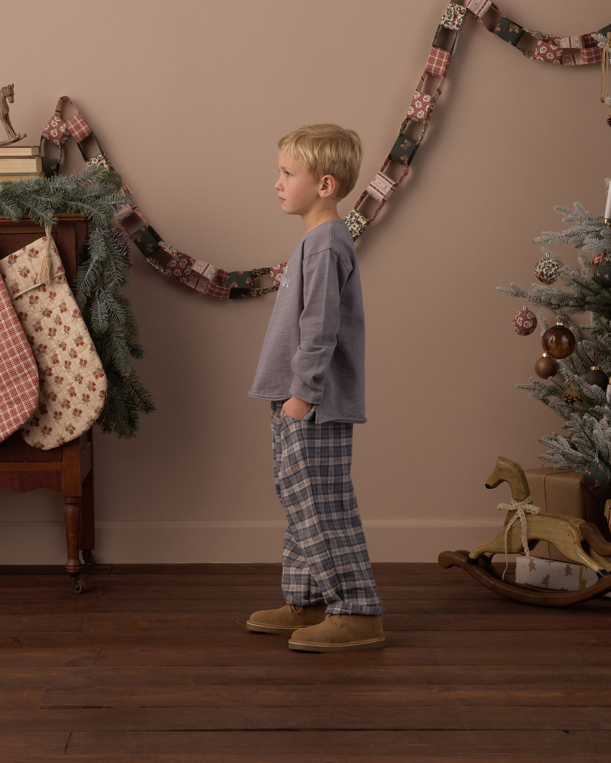 Rylee and Cru Palmer Pant - Winter Plaid