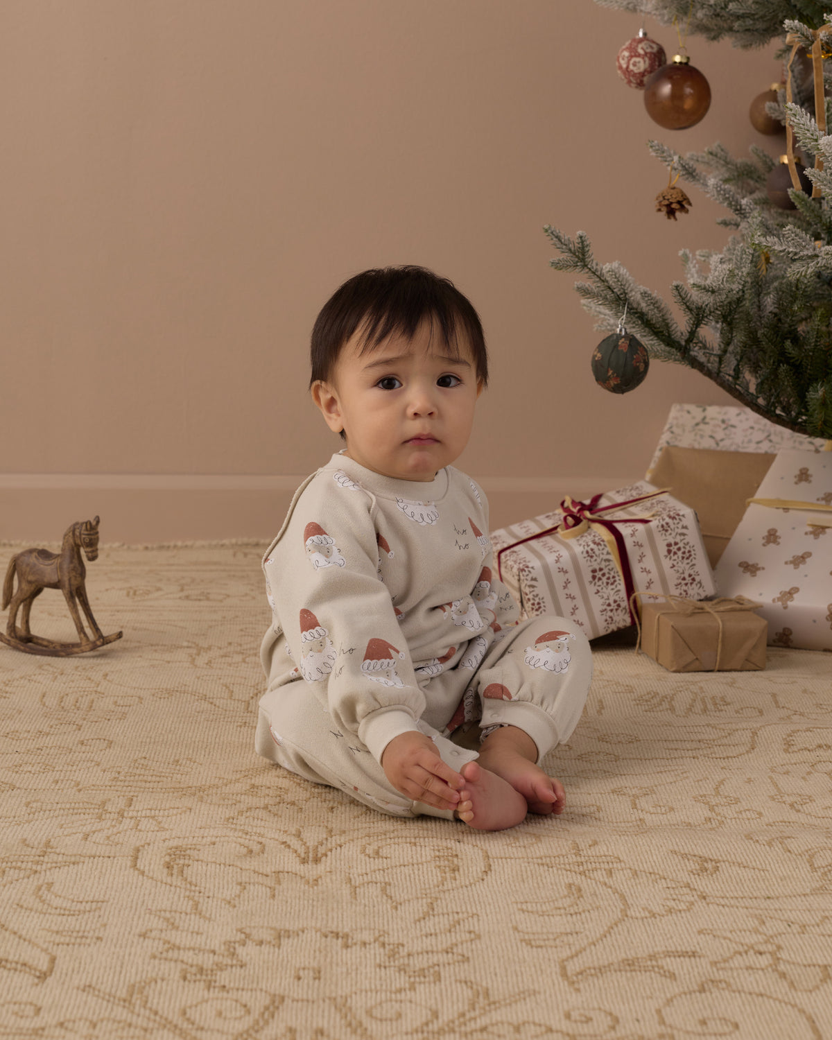 Rylee and Cru Raglan Jumpsuit - Santa
