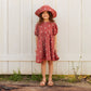 Rylee and Cru Bucket Hat - Embroidered Daisy - Strawberry