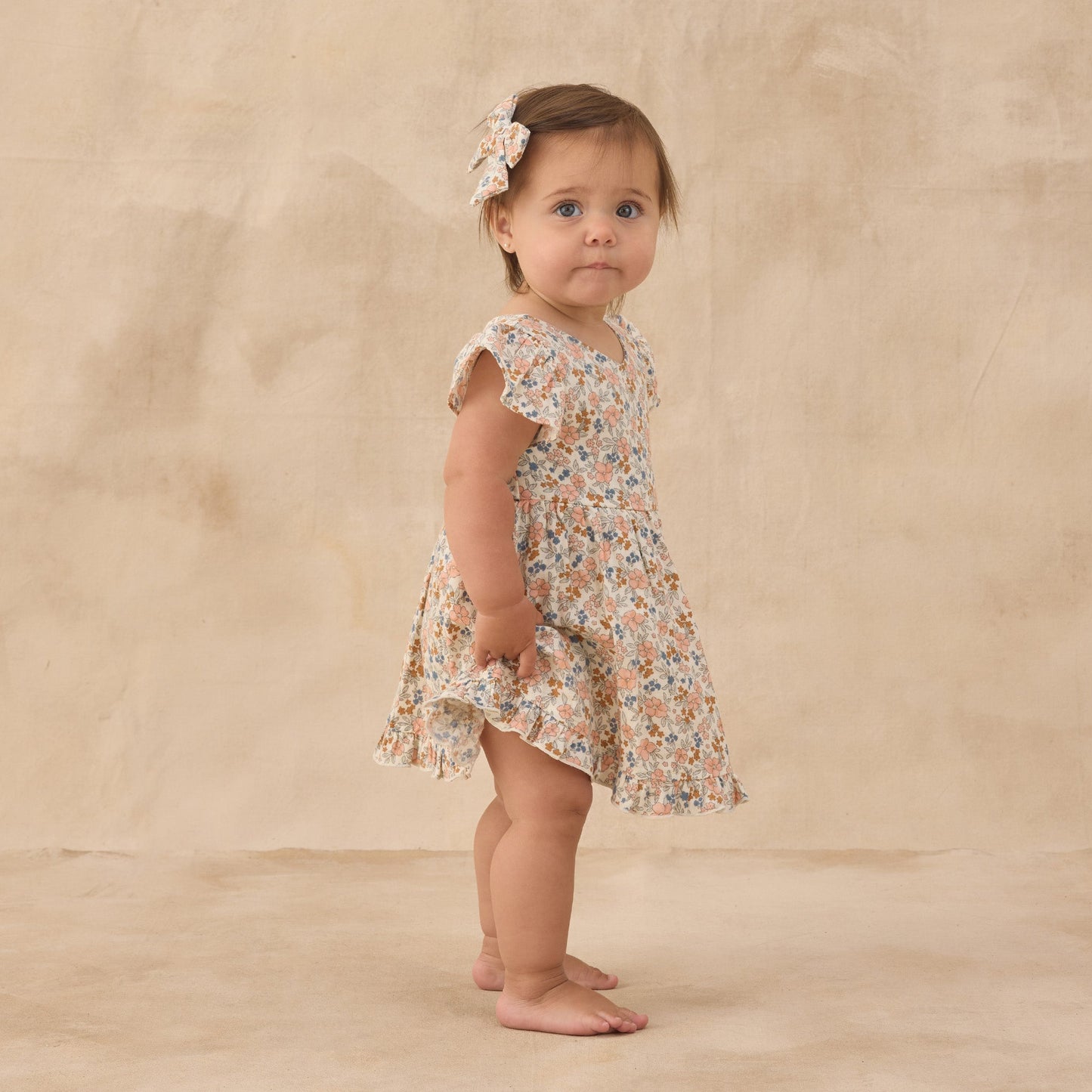Rylee and Cru Lila Romper - Flower Field