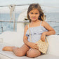 Rylee and Cru Off-The-Shoulder One-Piece - Periwinkle