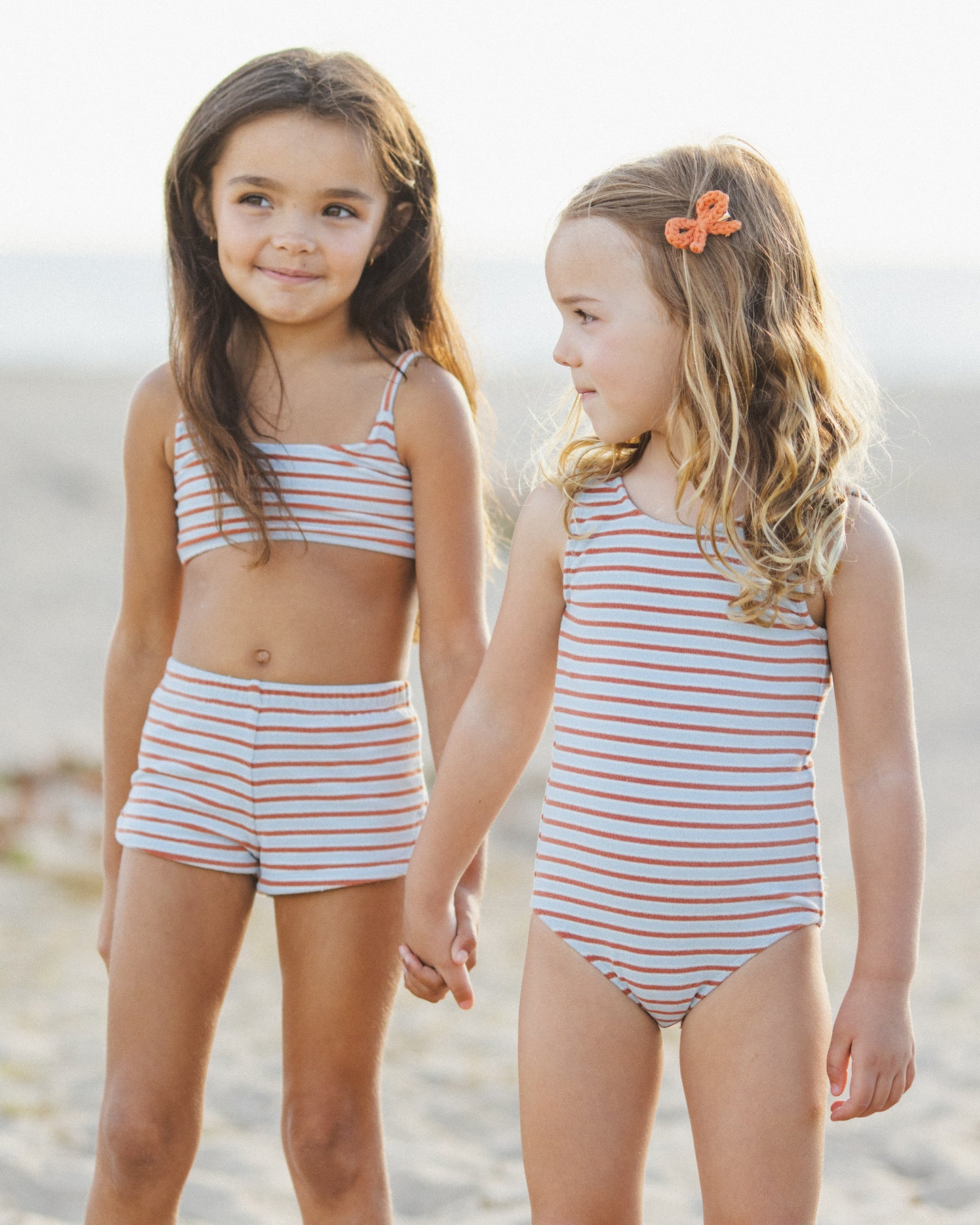Rylee and Cru Crochet Bow Clips - Poppy