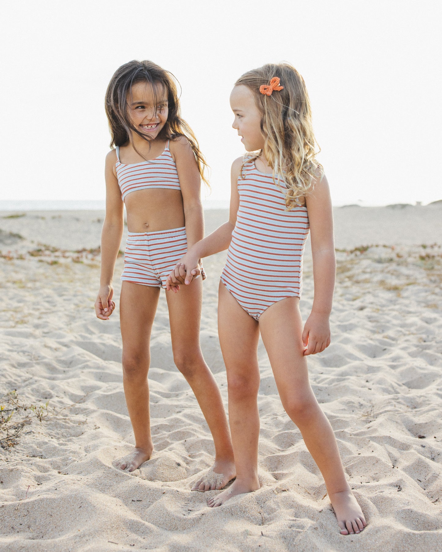 Rylee and Cru Crochet Bow Clips - Poppy